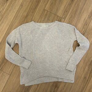 Gray cotton Abercrombie sweater, XS